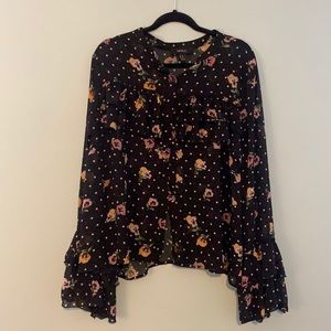 Long sleeve blouse